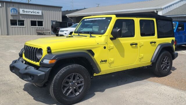 2024 Jeep Wrangler Soft Top in Yellow